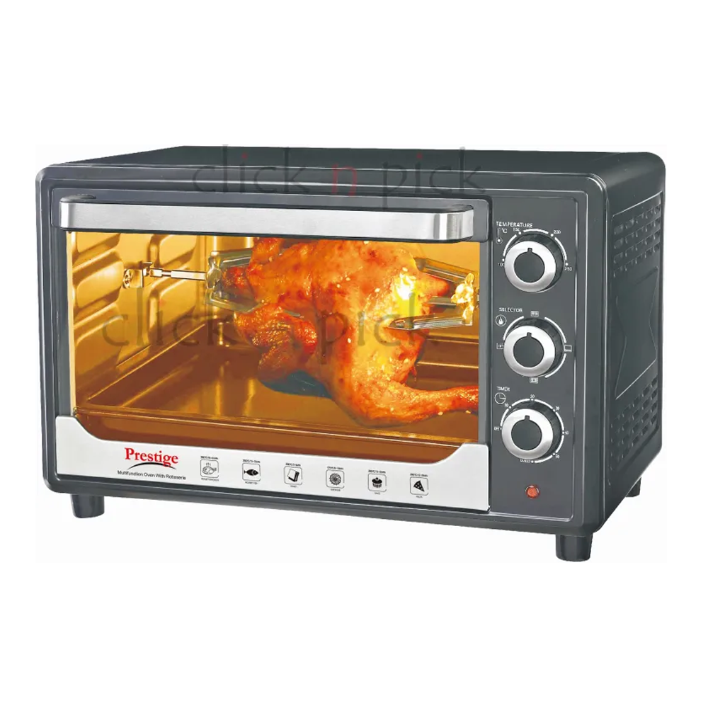 Prestige MEO-225 Electric Toaster Oven - 25 Liter - Deep Gray