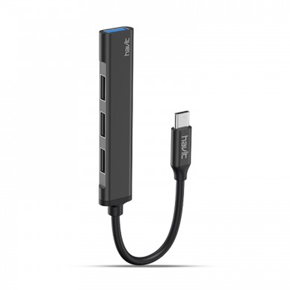 HUB USB HAVIT H95 MULTI-INTERFACE: 6 PORTS USB+TF/SDcard reader/Micro 