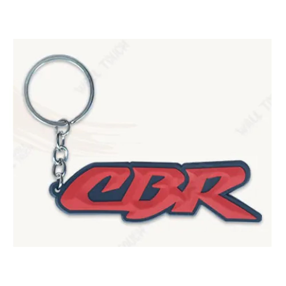 CBR Bike Rubber PVC Keychain Key Ring For Bike and Car - Red - 332374570