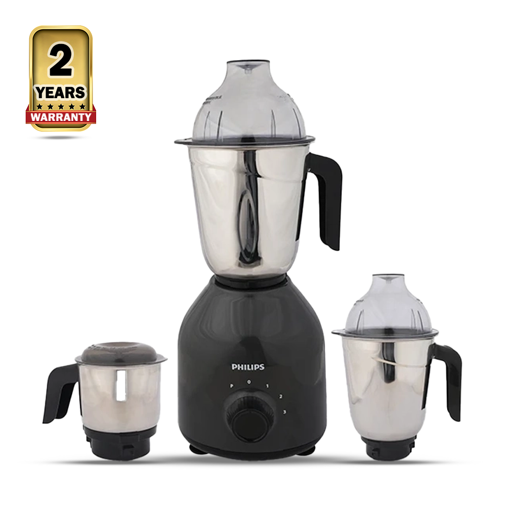 Philips HL-7757 Mixer Grinder - 750 W - Black and Silver