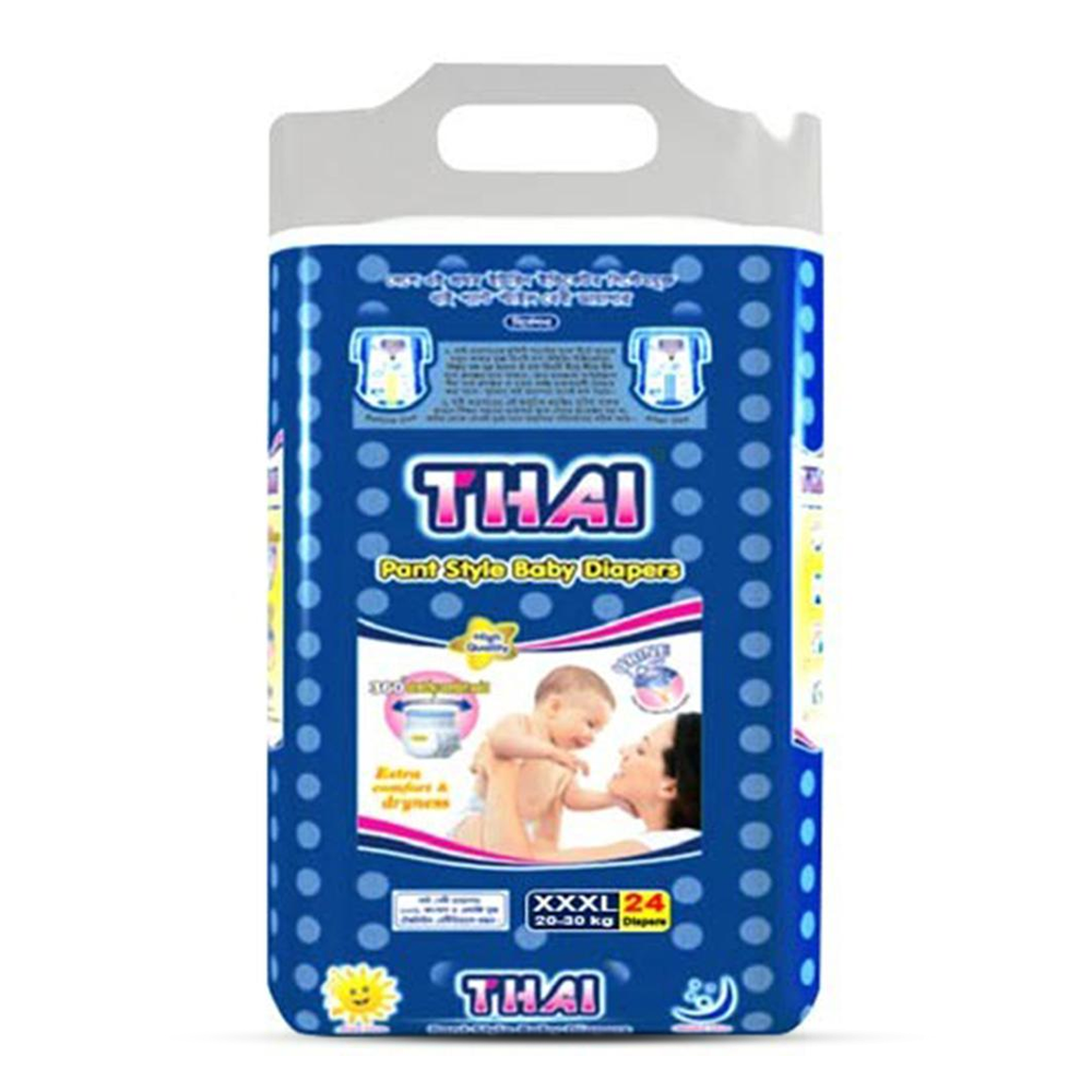 Thai Baby Pant Diapers - XXXL - 20 -30kg - 24pcs