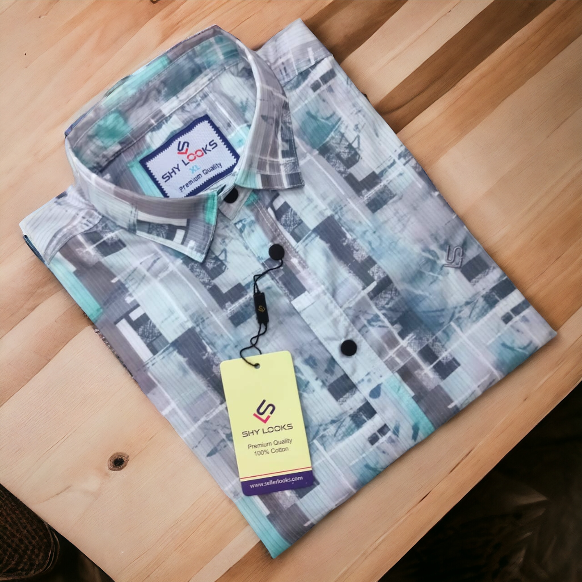 Premium full Sleeve Luxury Print Shirt  For Men - Multicolor - OP512