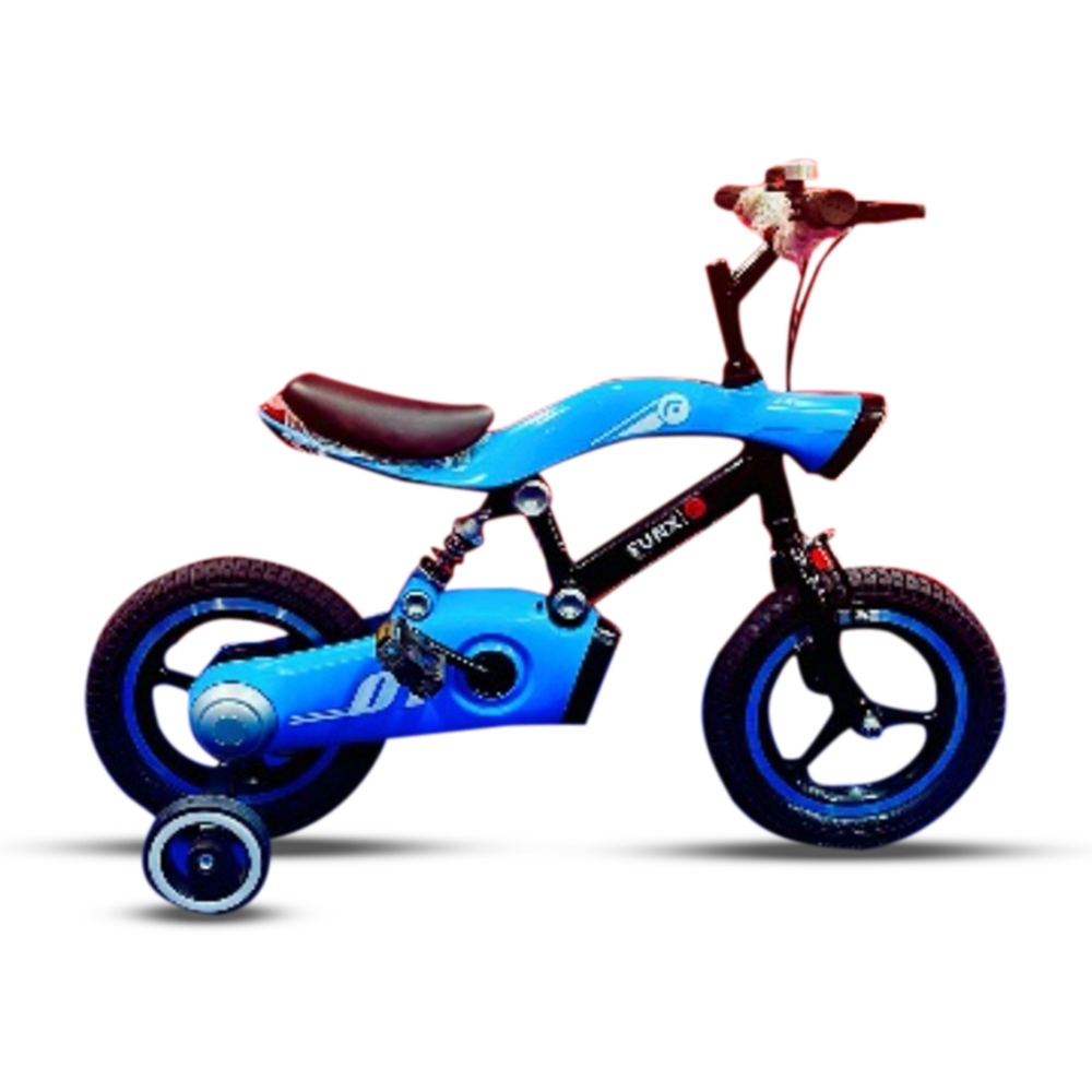 ABS 12" Inch 3 Knives Baby Bicycle With Light and Music - Sky Blue