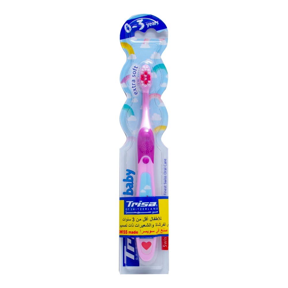 Trisa Extra Soft Toothbrush for Baby - Purple