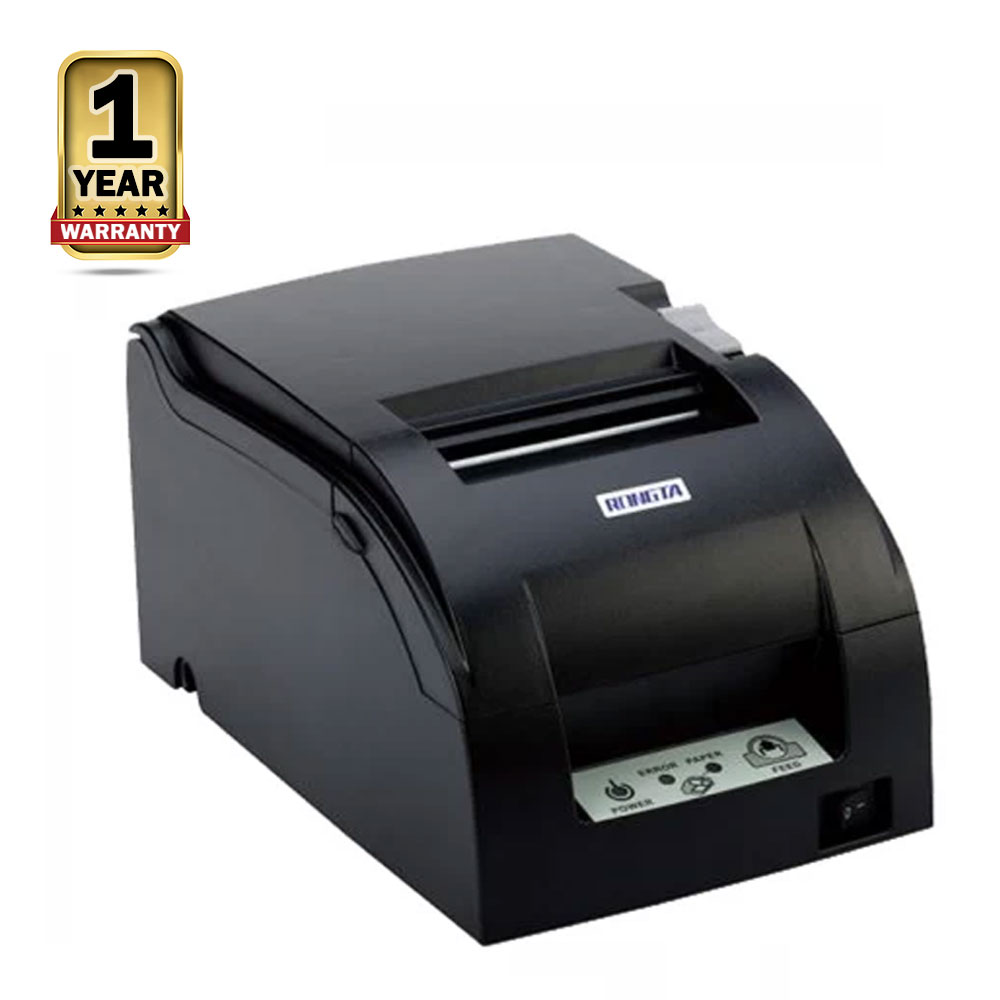 Rongta RP76III Impact Dot Matrix Receipt Printer - Black  