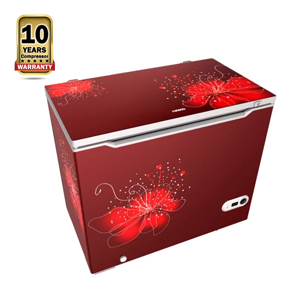 HAIKO HDF-161GB-RED Chest Freezer - 161 Litre - Red