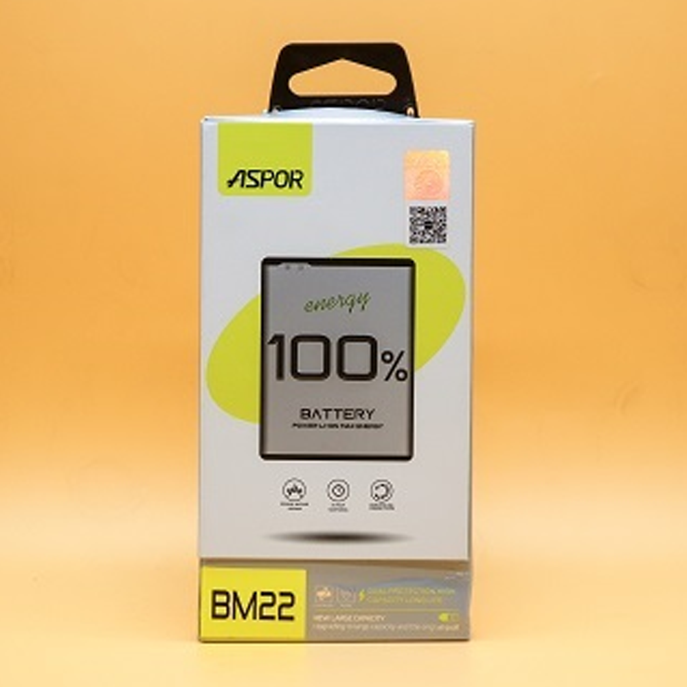 Aspor BM-22 Li-ion 3300 mAh Battery - White