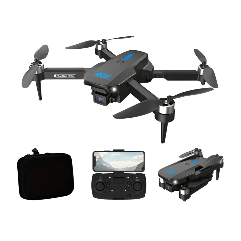 E88 Max RC 4K Wide Angle HD Camera Height Fixed Remote Control Foldable Drone - Black