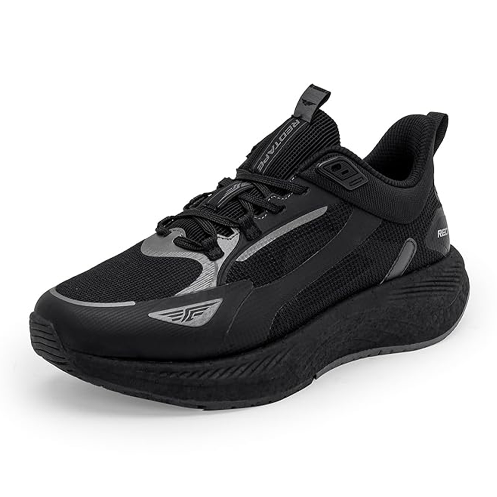 Red Tape Athleisure Sports Shoes For Men - Black - EFH-703