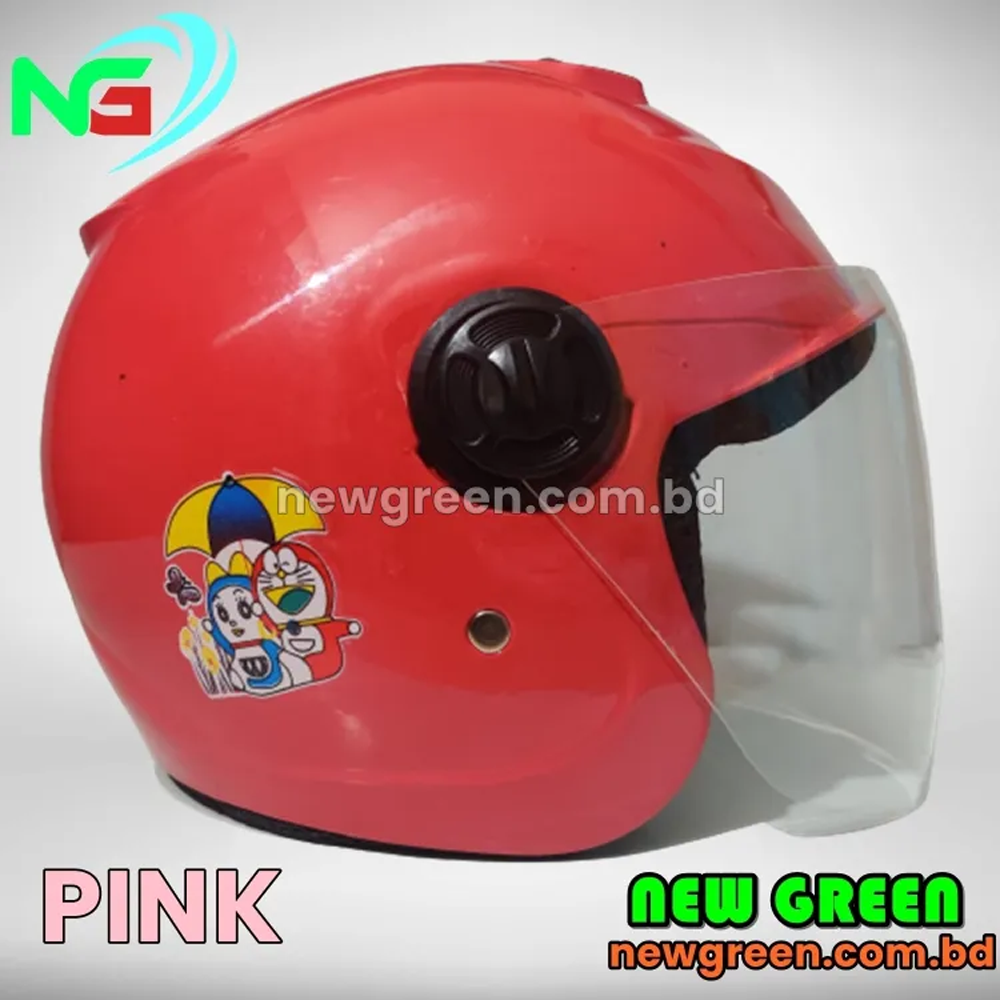 ICON Half Face Helmet For Kids - Pink