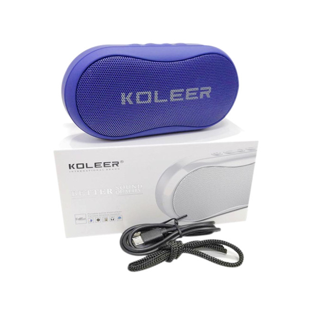 Koleer S29 Portable Bluetooth Speaker - Blue