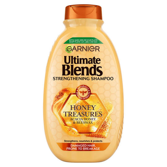 Garnier Ultimate Blends Honey Treasures Strengthening Shampoo - 400ml - CN-207
