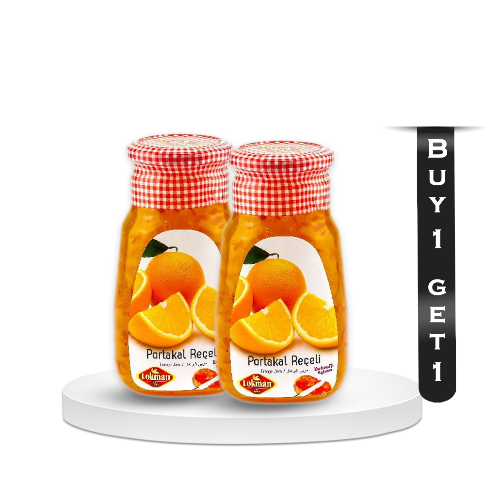 Lokman Orange Jam Buy 1 get 1 Free - 2x360gm - 373