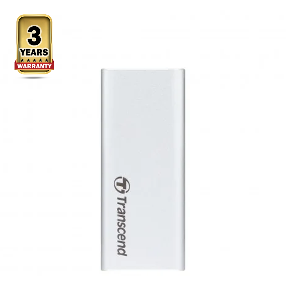 Transcend ESD260C Type C Portable SSD Card - 500GB - Silver