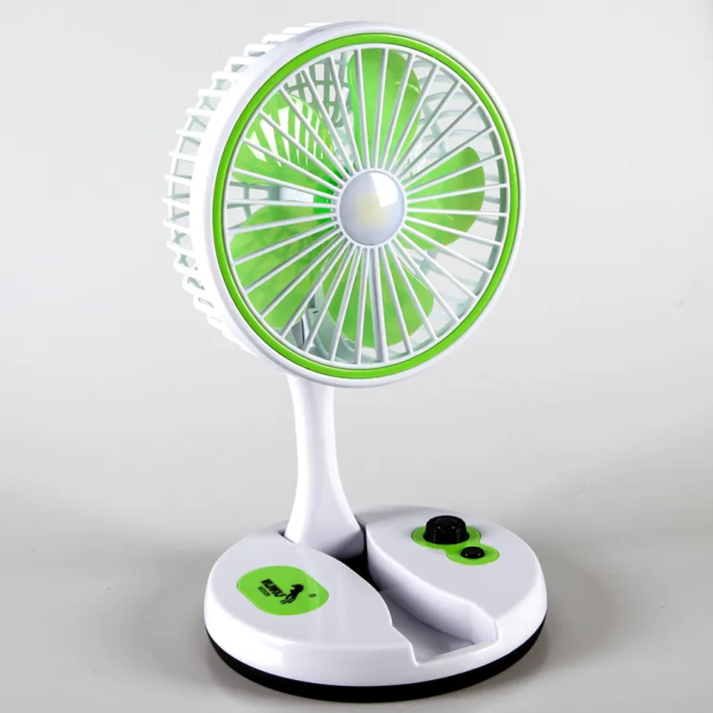 Rechargeable Multifunctional Folding LED Lighting Fan