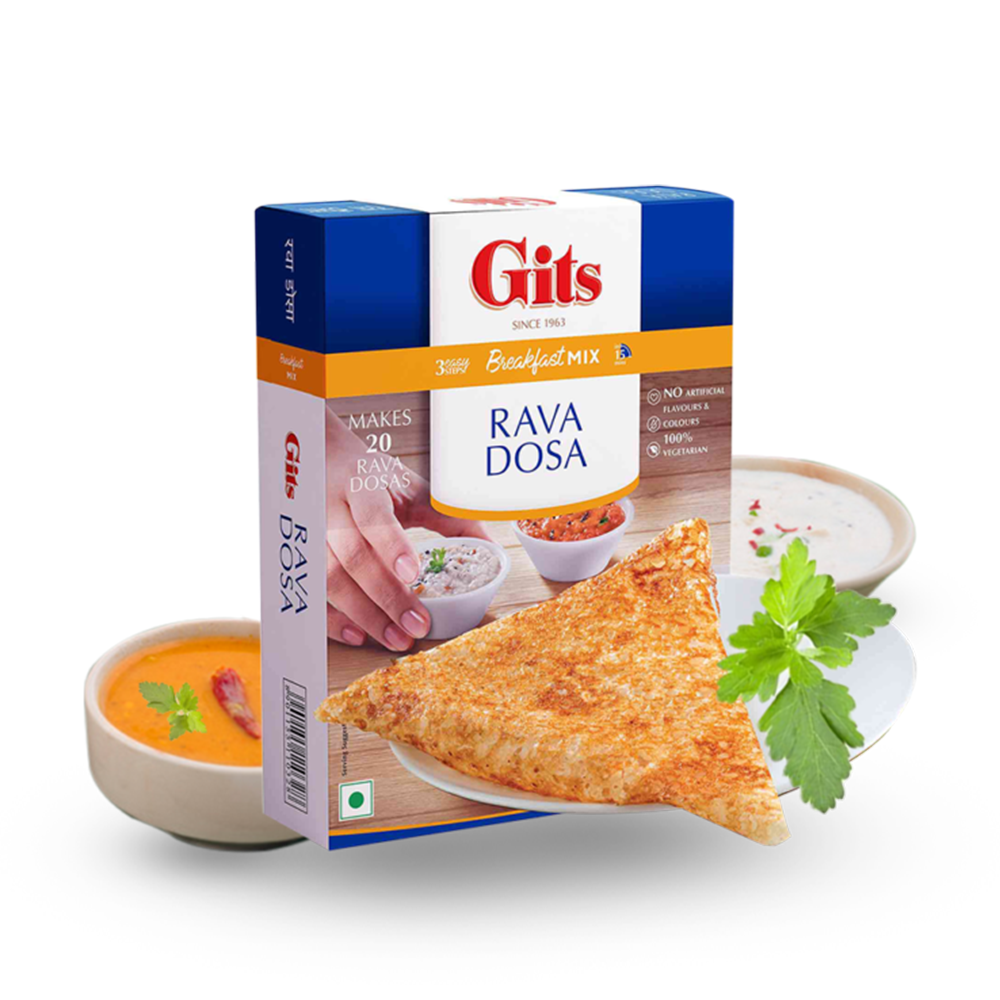 Gits Instant Rava Dosa Breakfast Mix - 200gm