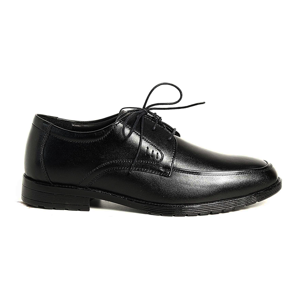 Zays Leather Premium Oxford Formal Shoe For Men - Black - SF101