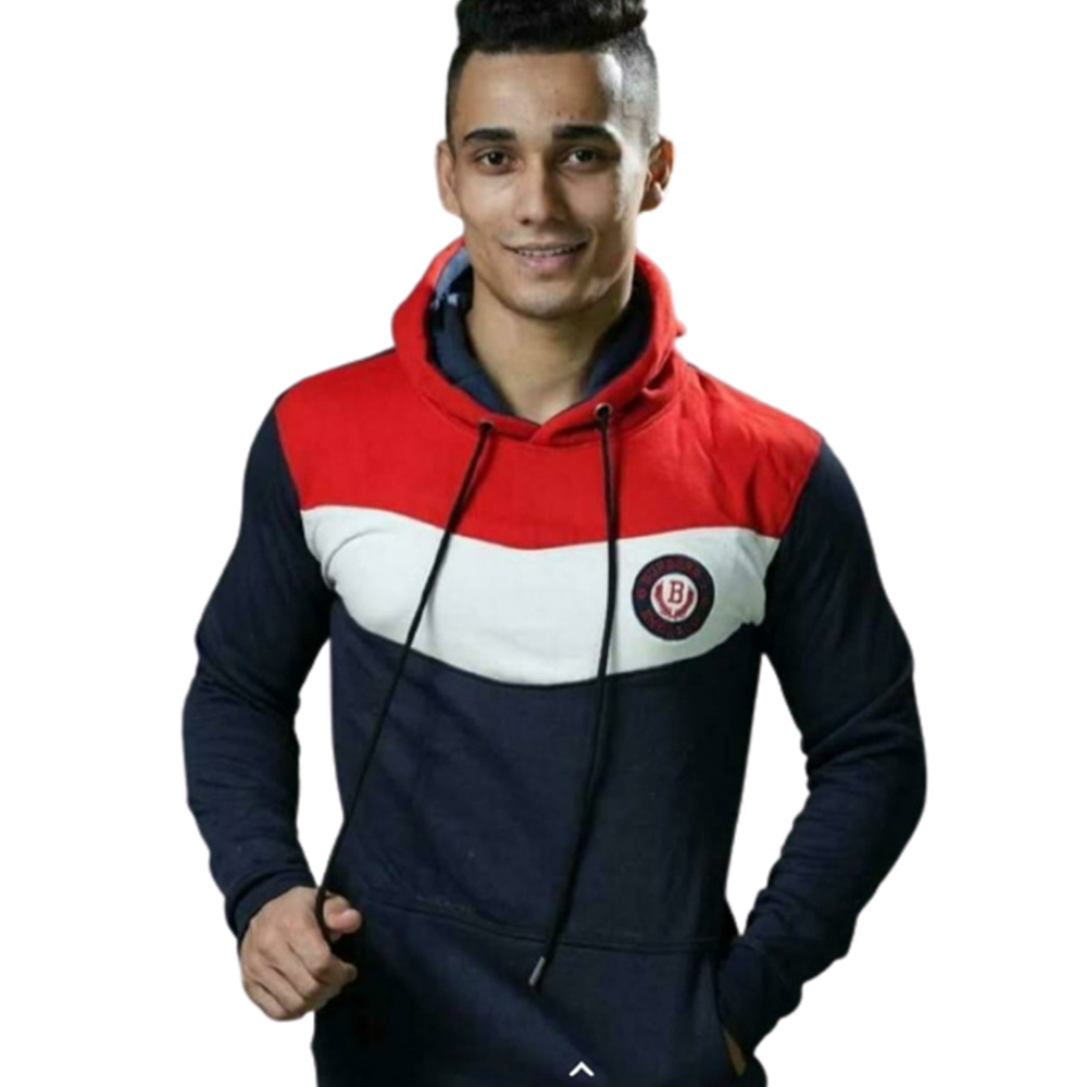 Cotton Winter Hoodie For Men Black And Red H 243   B28dece0 98ee 4351 990e 342b0c4759f5