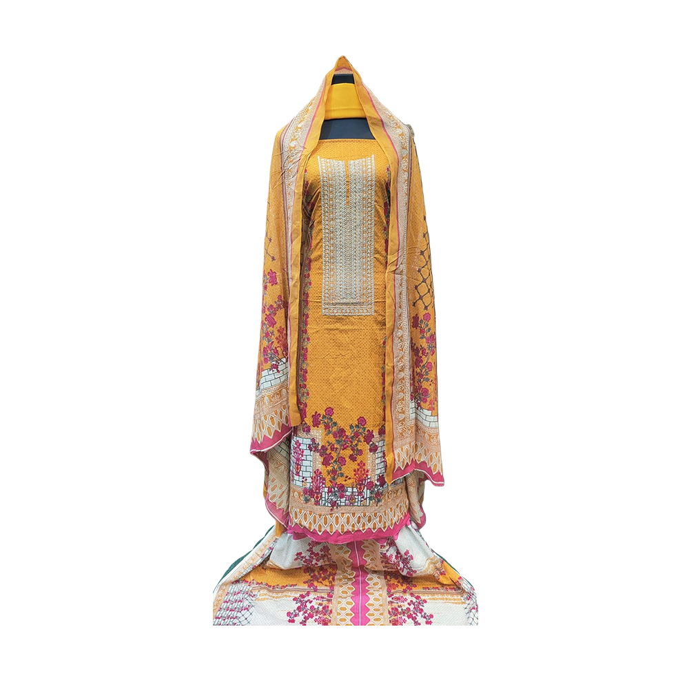 Proud PL00013 Unstiched Cotton Digital Print Lawn Salwar Kameez For Women