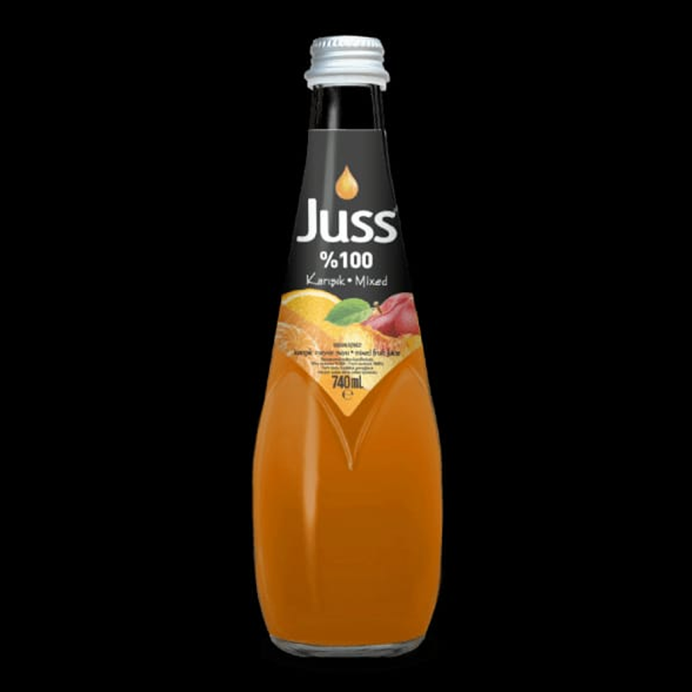 Juss 100 Percent Mixed Fruit Juice - 740ml