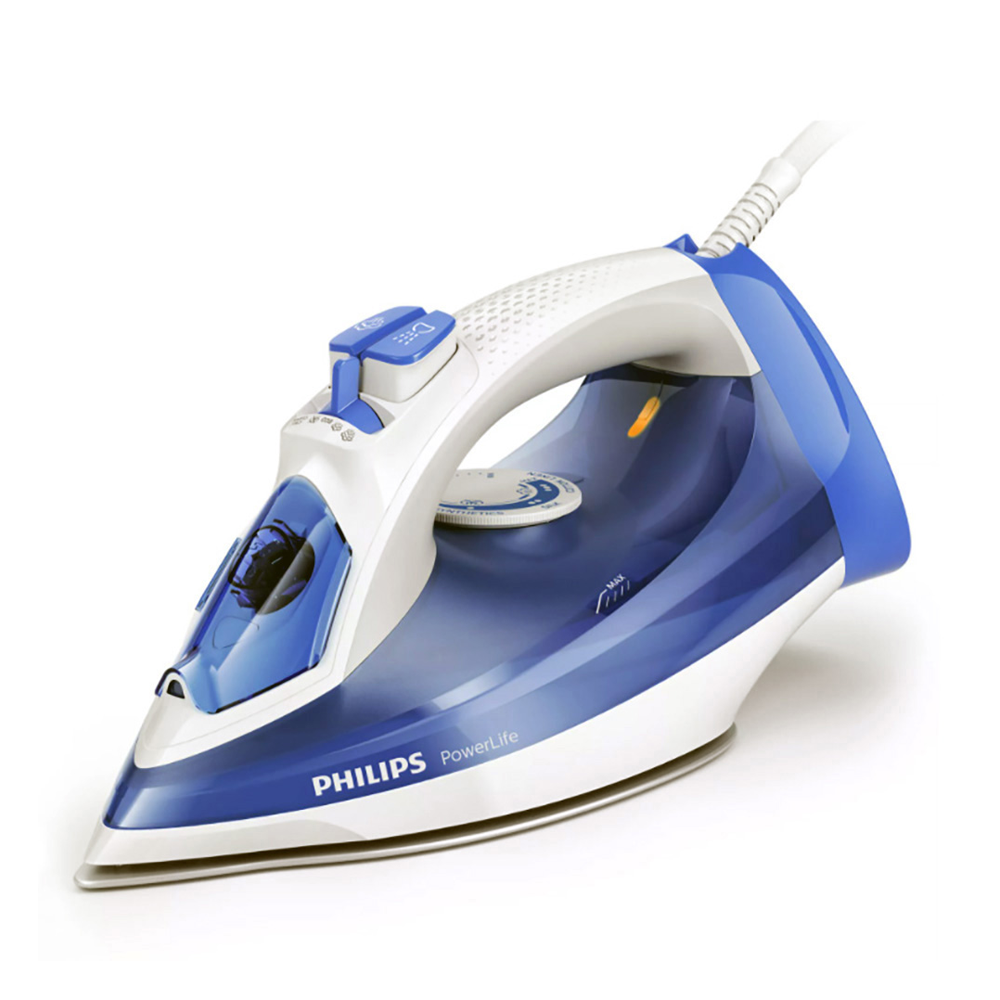 Philips GC2990/26 PowerLife Steam Iron - 2300 W - White and Blue 