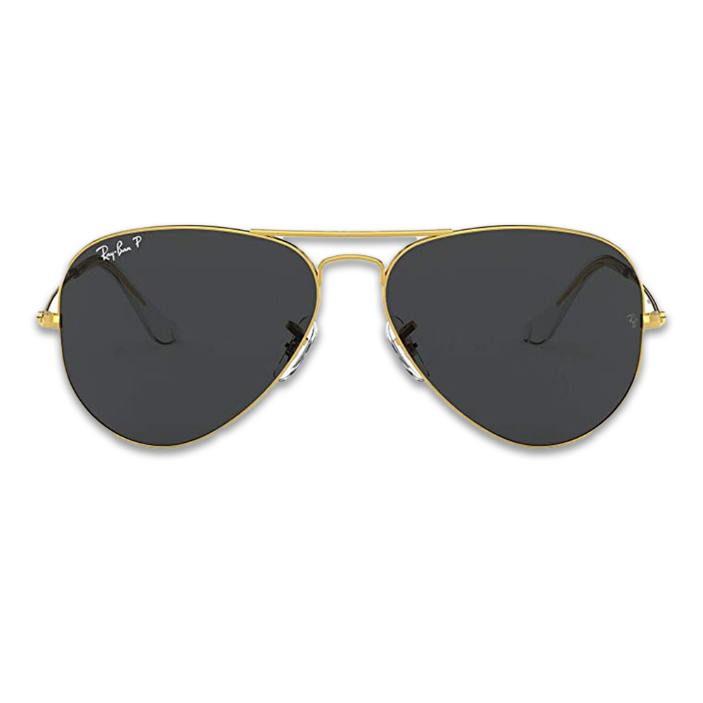 Classic Polarized Aviator Sunglasses for Men - Golden - 25