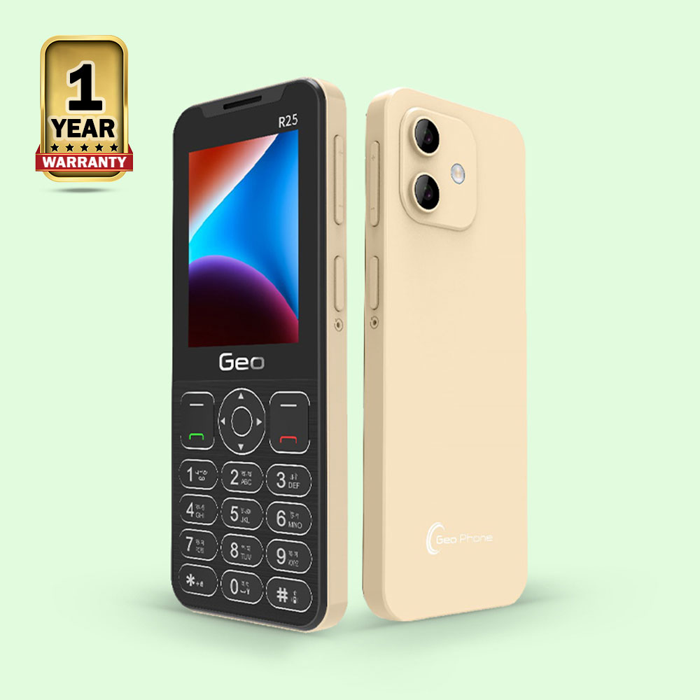 Geo R25 Feature Phone - Golden