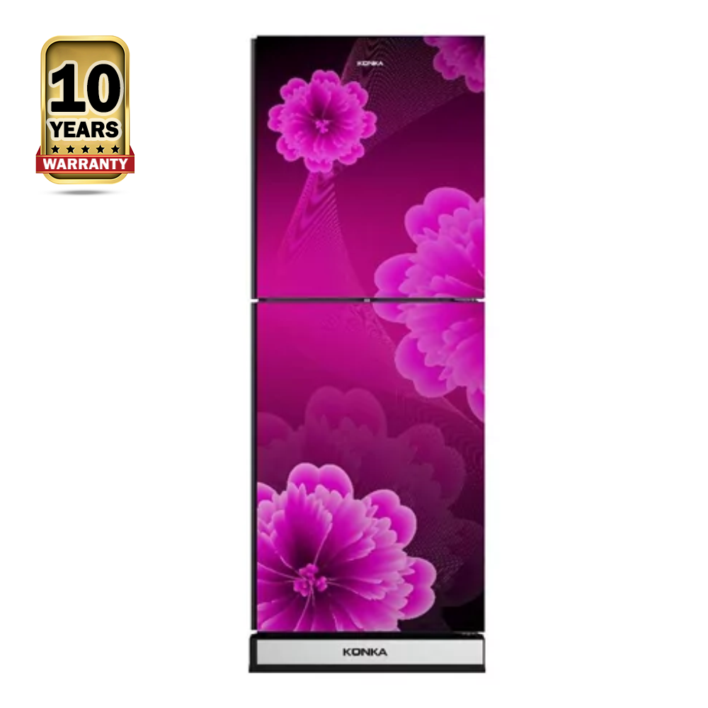 KONKA KRT-190GB-Purple Refrigerator - 190 Liter - Purple