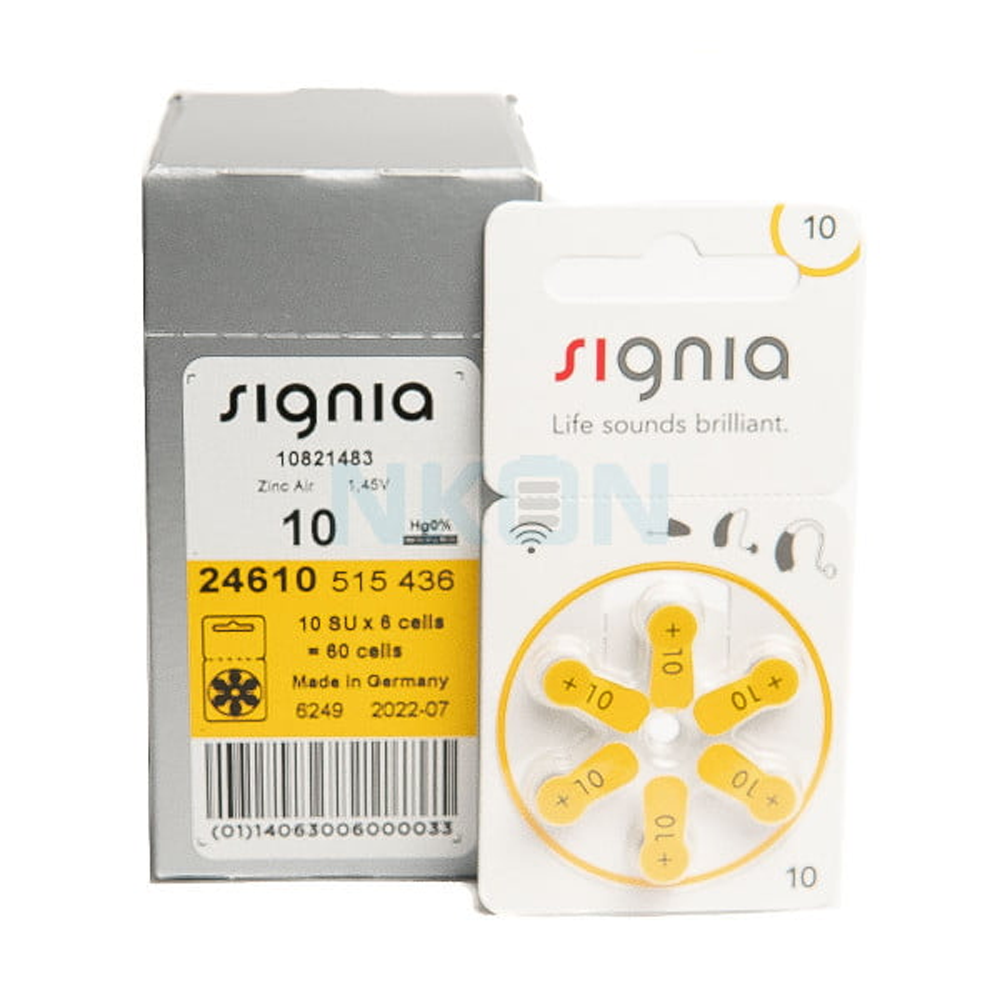 Signia P10MF Siemens Hearing Aid Battery Box