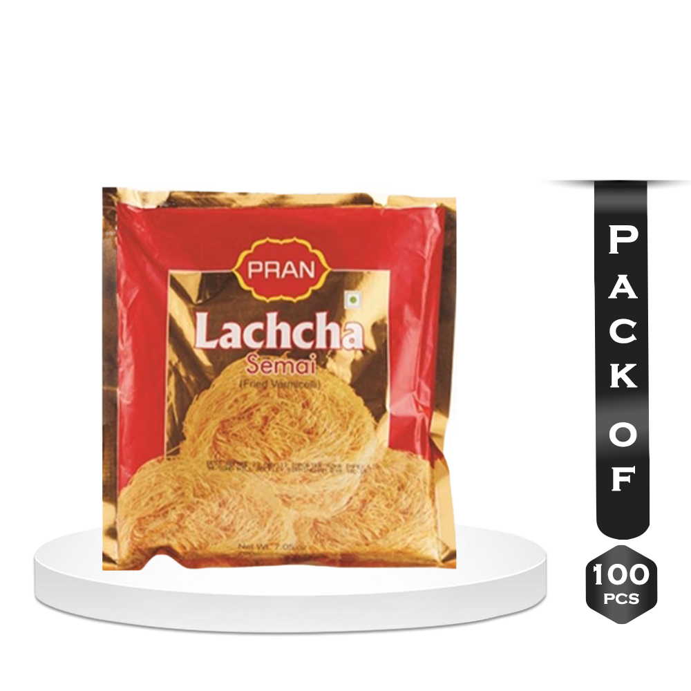 Pack Of 100 Pcs Pran Lachcha Shemai - 200gm