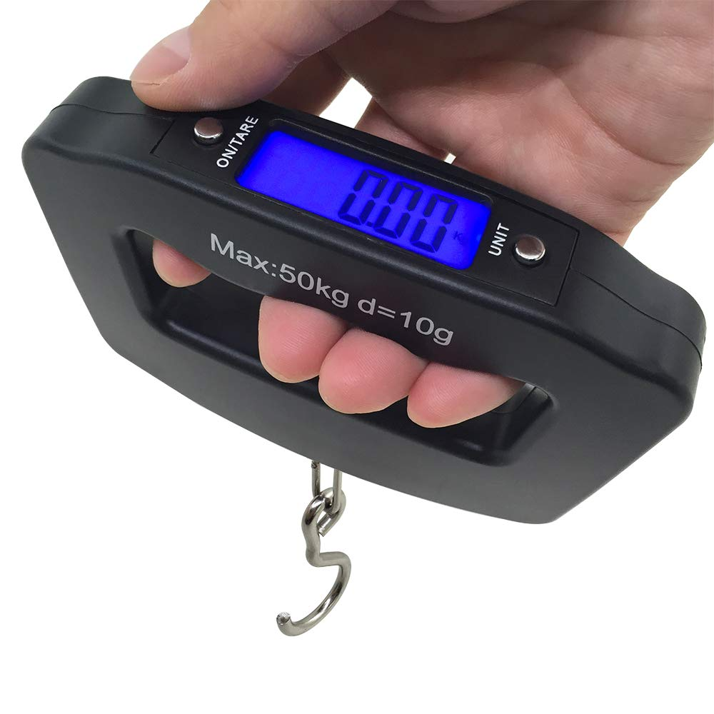 Portable Electronic LCD Digital Hanging Weight Scale - 50Kg