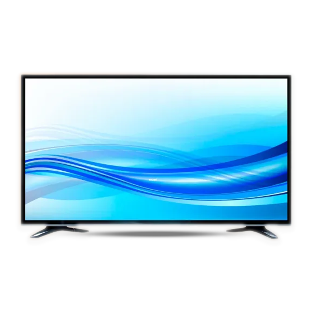 Wicon DN2AS Double Glass LED Smart TV - 24 Inch - Black