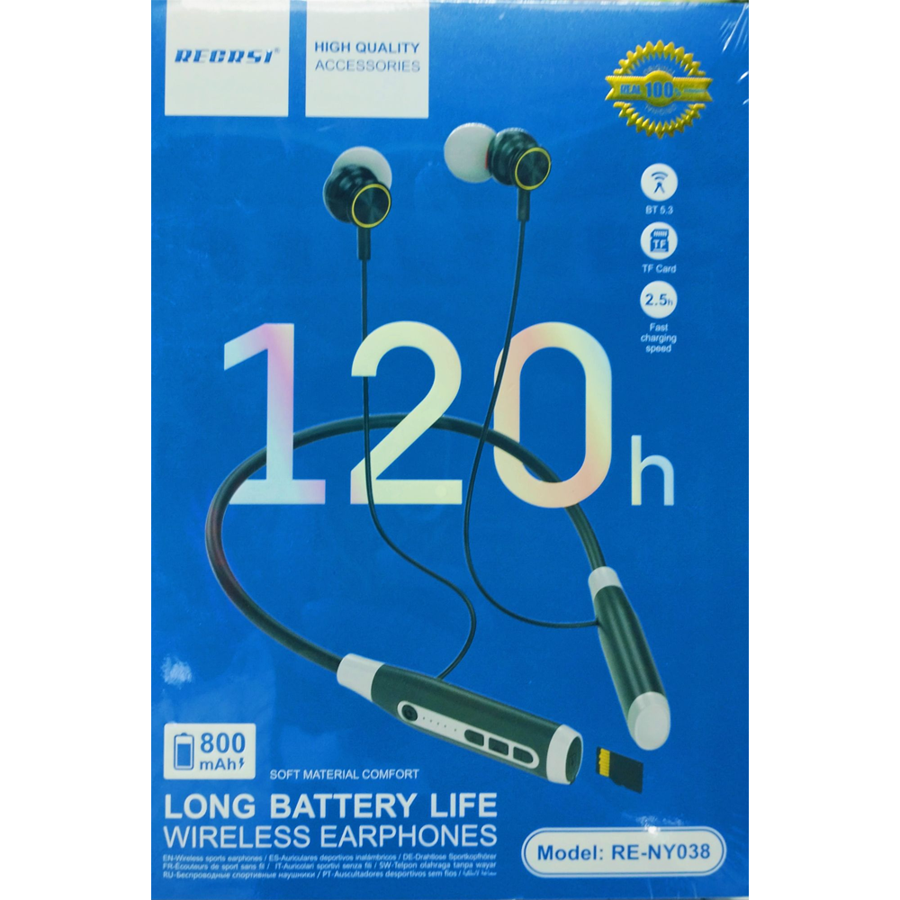REGRSI RE-NY038 Sports Wireless Earphone