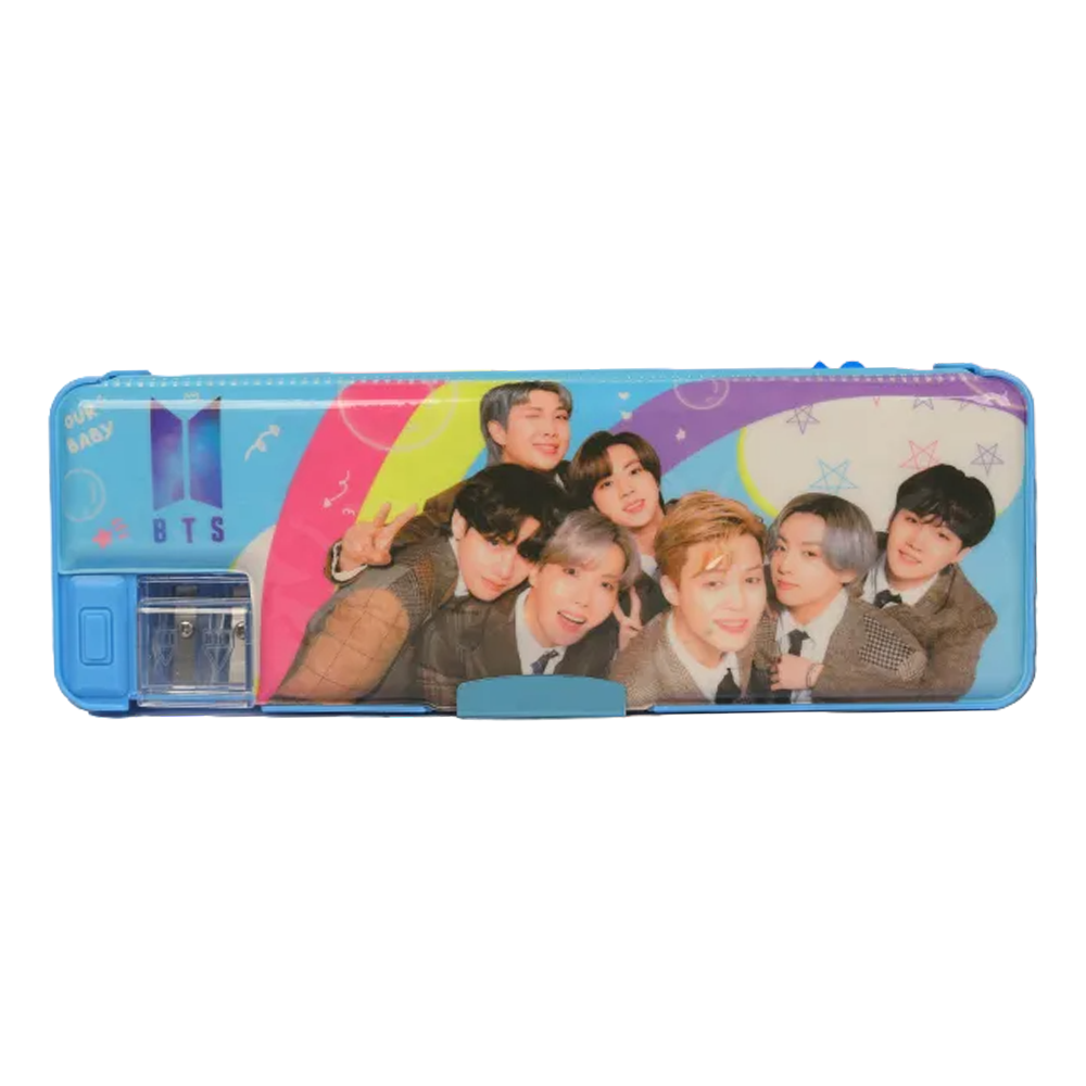Magnetic Pencil Box With Sharpener - Multicolor - 238943196