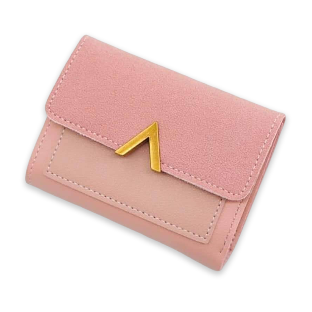 Small Wallet Cream - Pink