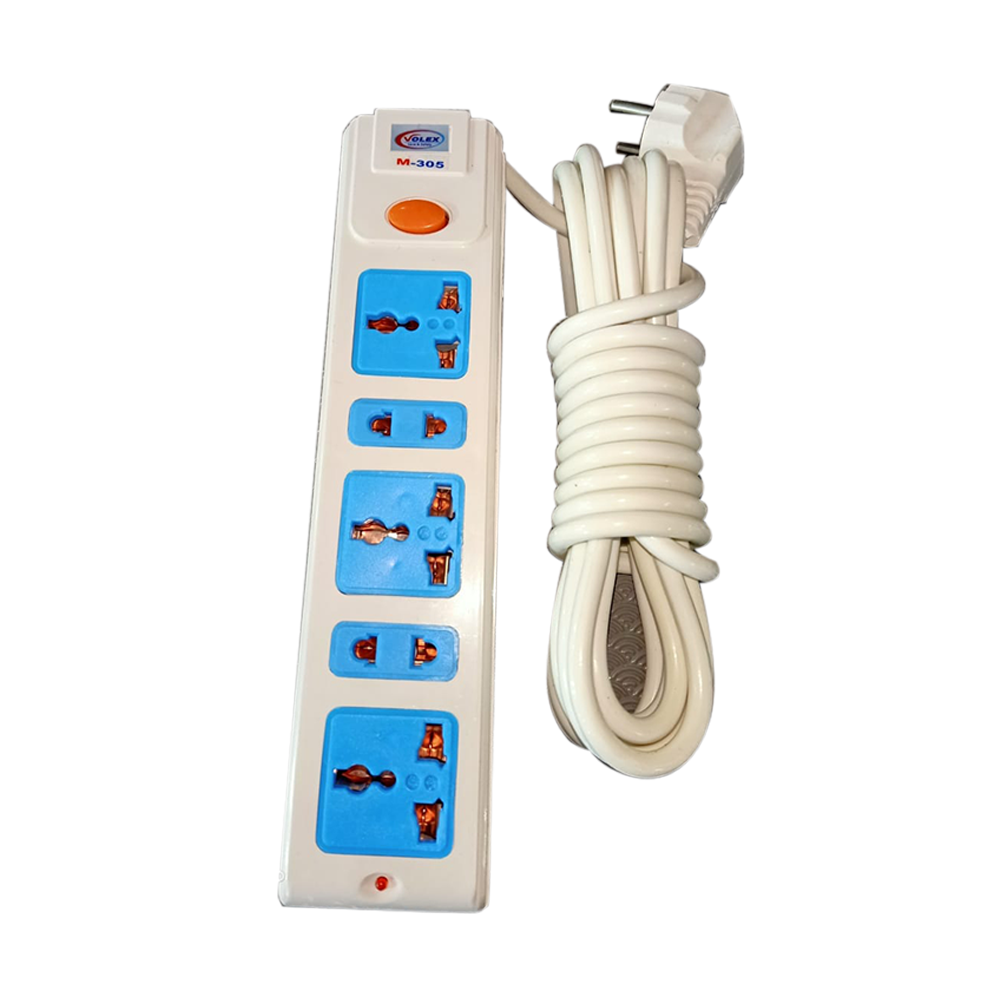 Victor M-305 Multiplug 5 port - White