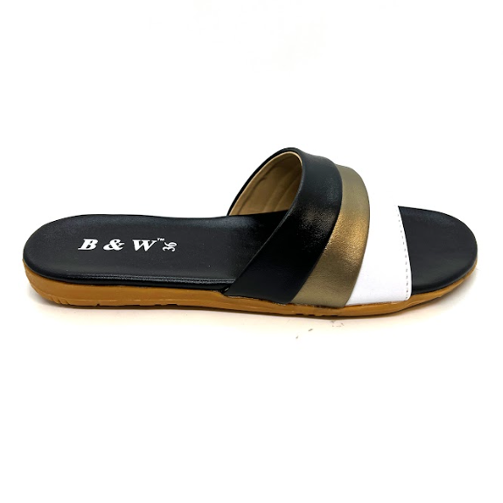 PU Leather Sandal for Women - Black - BW10351