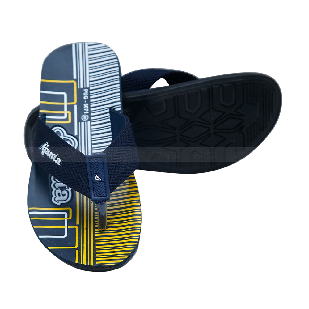 Ajanta Royalz PUG8071 Flip Flops for Men - Blue