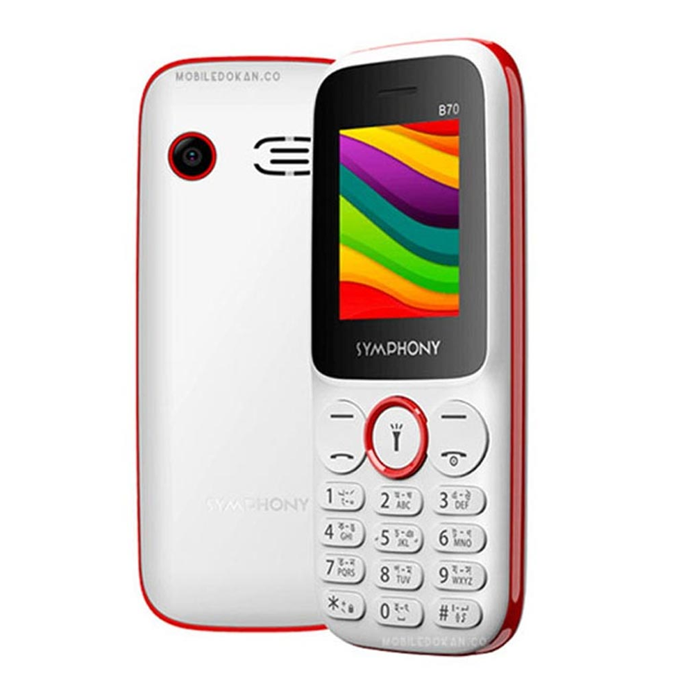 Symphony B70 Feature Phone - White