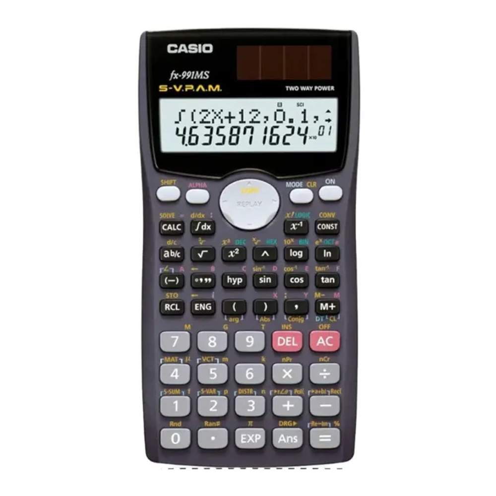 Casio FX-991MS Non-Programmable 401 Functions Scientific Calculator