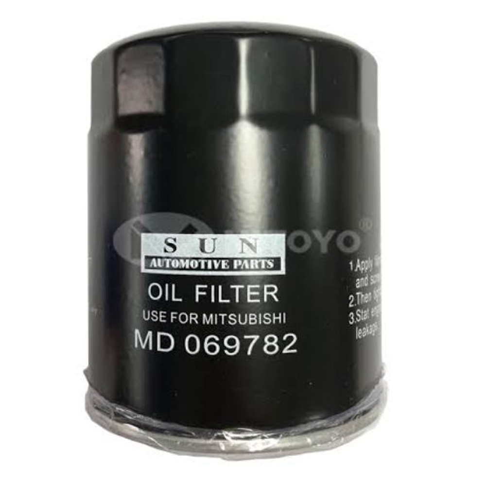 Mitsubishi MD069782 Oil Filter For Mitsubishi Pajero Sports Car - Black