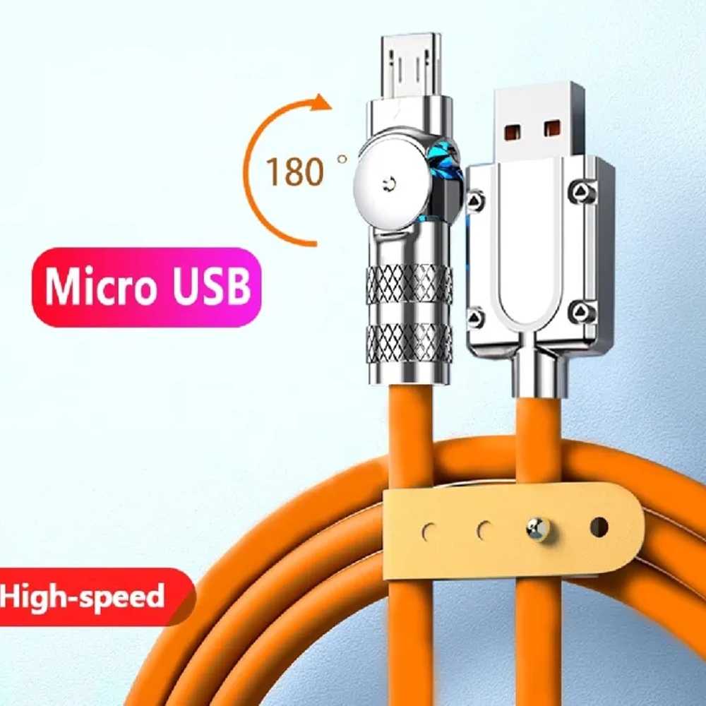 Elbow Fast Charging Data Cable Cord 