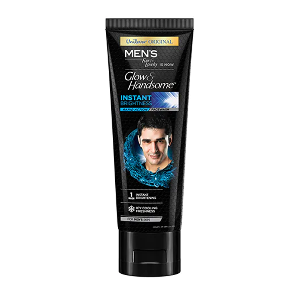 Glow and Handsome Facewash Rapid Action Instant Brightness - 100gm