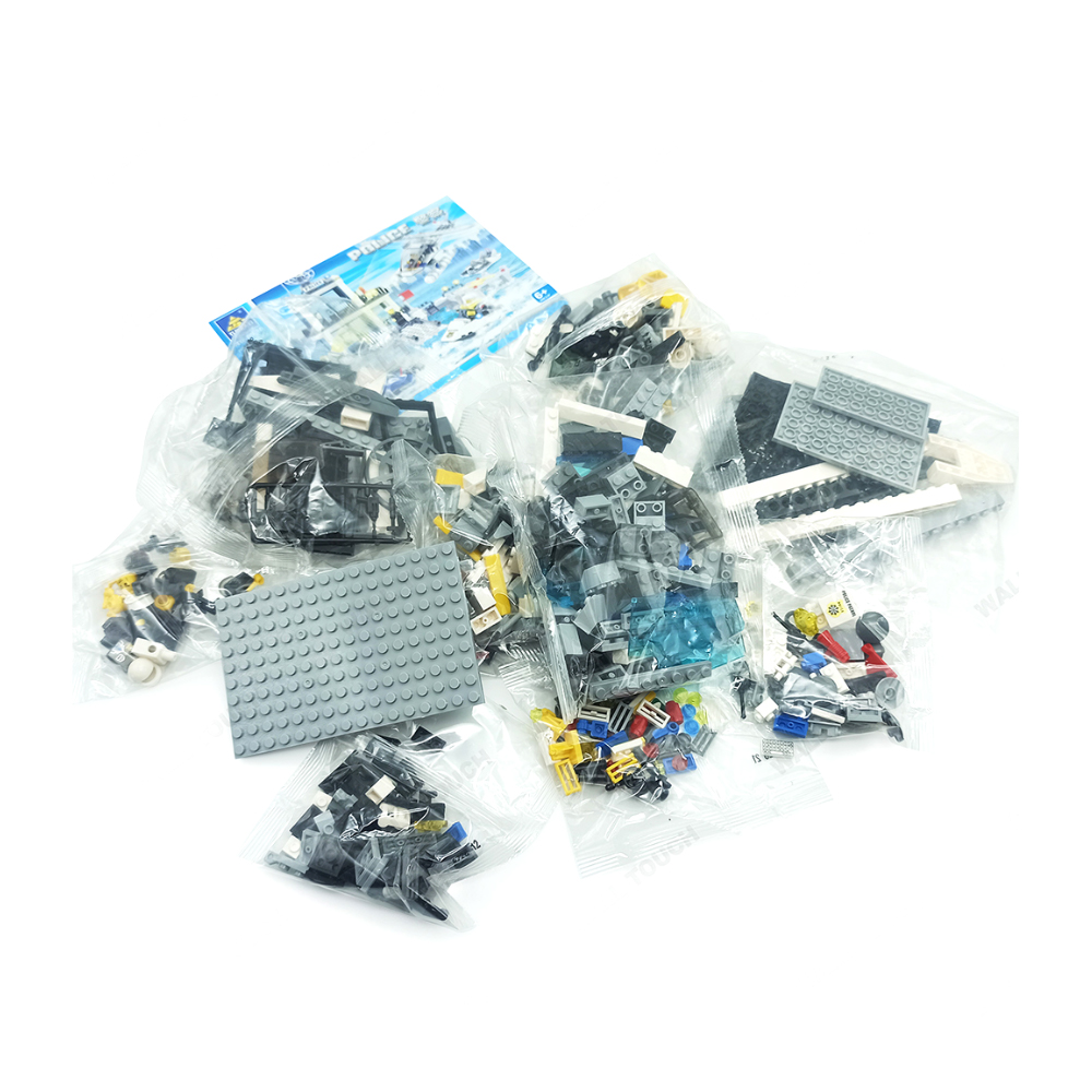 Police Station Constructor Model Kit Blocks Lego - 536Pcs - 184601090