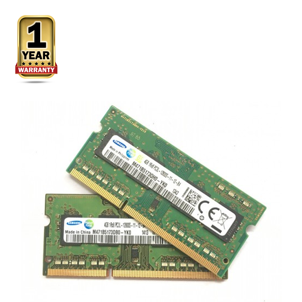 Samsung Ddr3 1600mhz Pc3l Laptop Ram 4gb