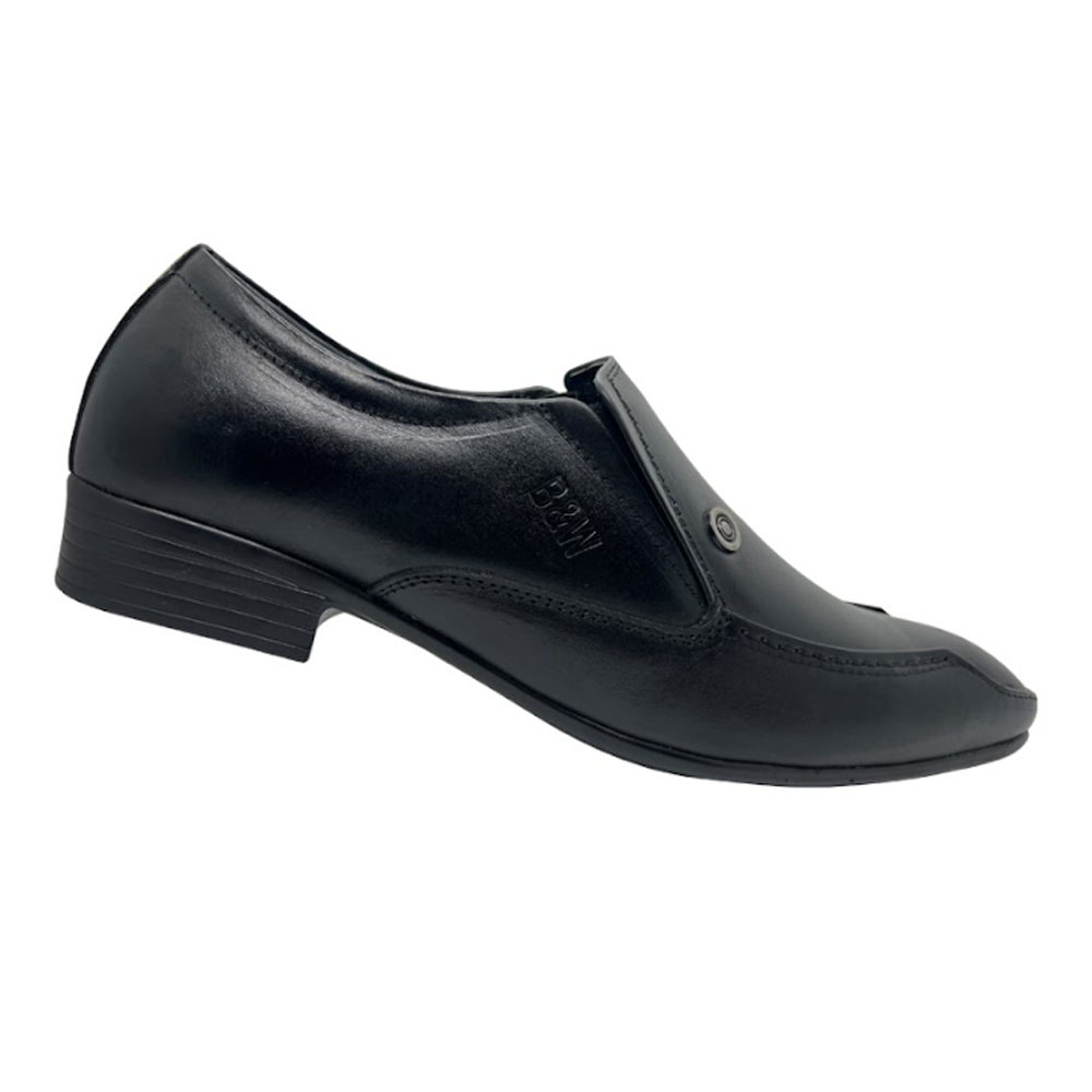 Leather Casual Shoes for Men - Black - BW20434