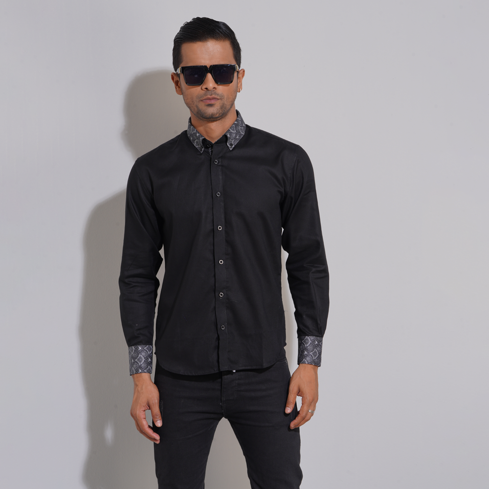 Semi formal hot sale men black