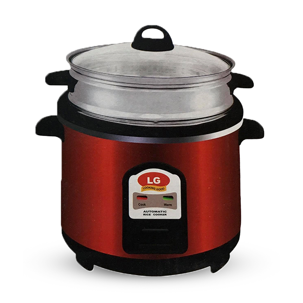 LG Rice Cooker - 2.8L - Red