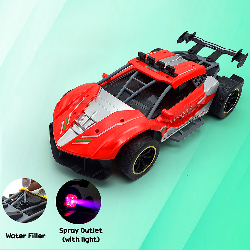 Remote Control High Speed Racing Rechargeable Toy Car For Kids - Red