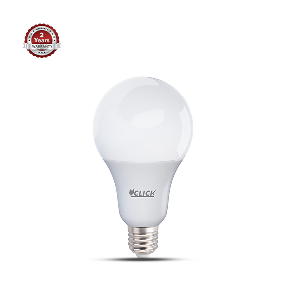 Click LED Bulb 9W Pin - White - B-22